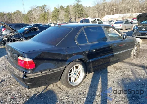 2001 BMW 740 Il z USA, uszkodzony, nr VIN P31432